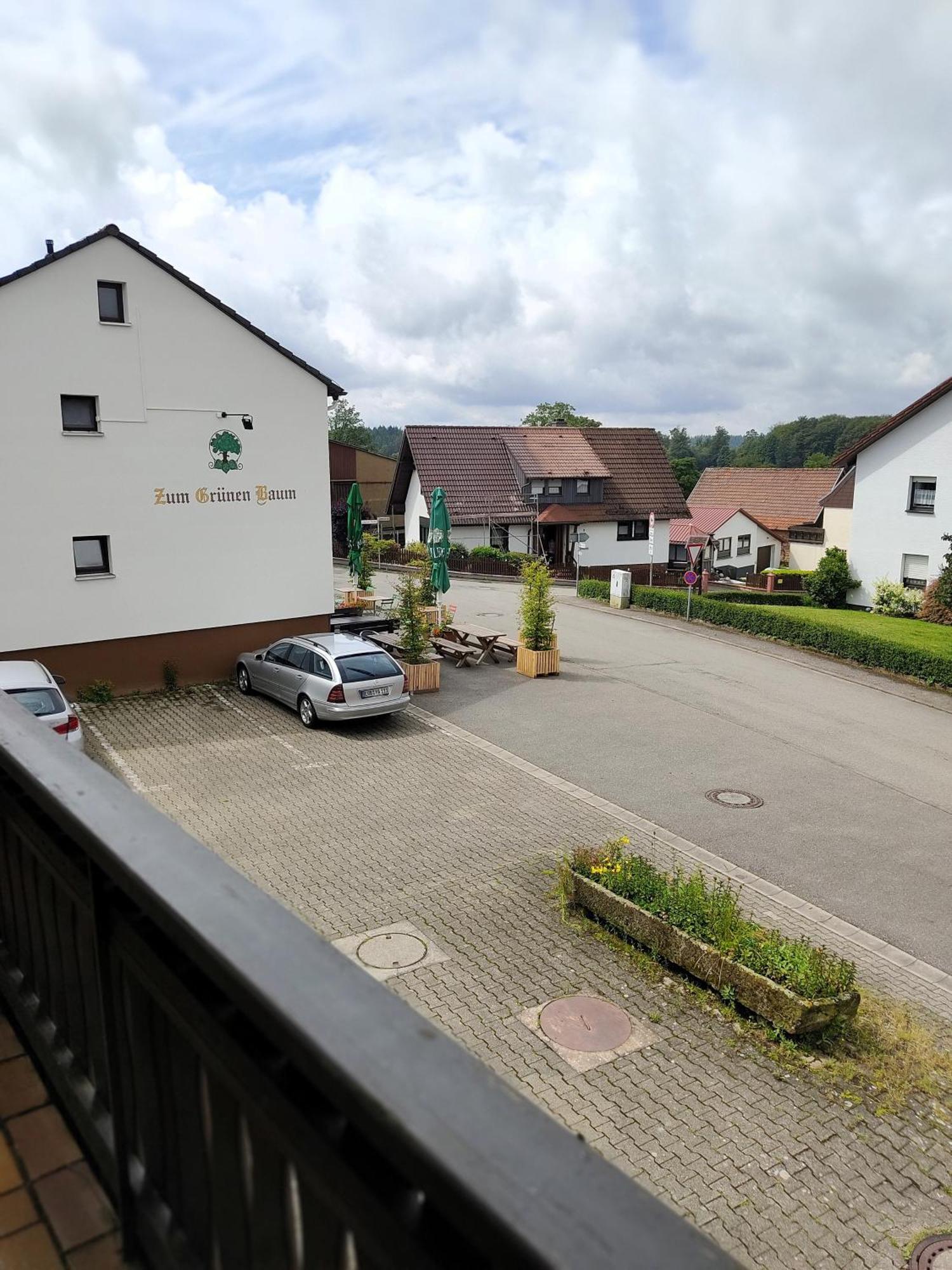 Gruenvogels Landgasthof Zum Gruenen Baum Oberzent Extérieur photo